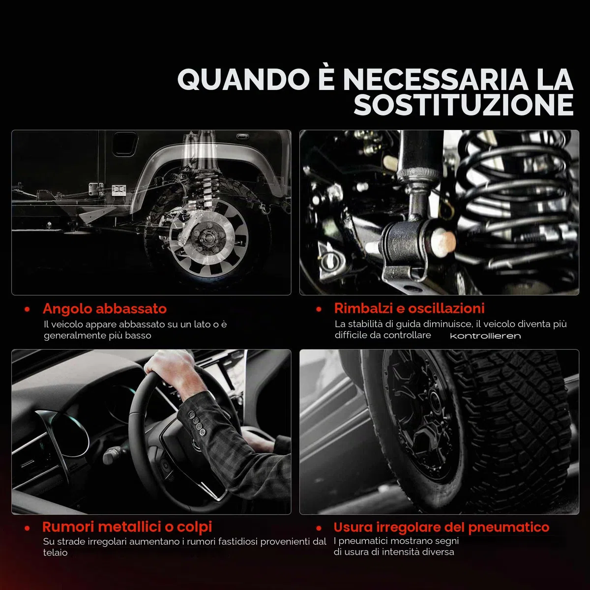 Frankberg 2 molle per sospensioni assale posteriore 51805424 | Compatibile con: 500 312