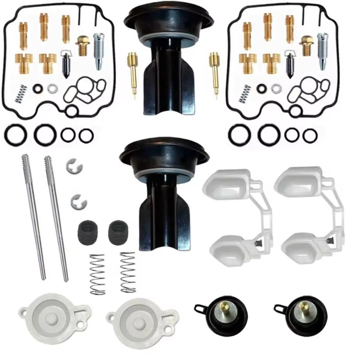 Moto Kit Di Riparazione Carburatore Per DUCATI Per MONSTER 600 1993-2001 Carburatore Stantuffo Membrana Ricostruire Parti Carb Parti di Ricostruzione(Set 4)