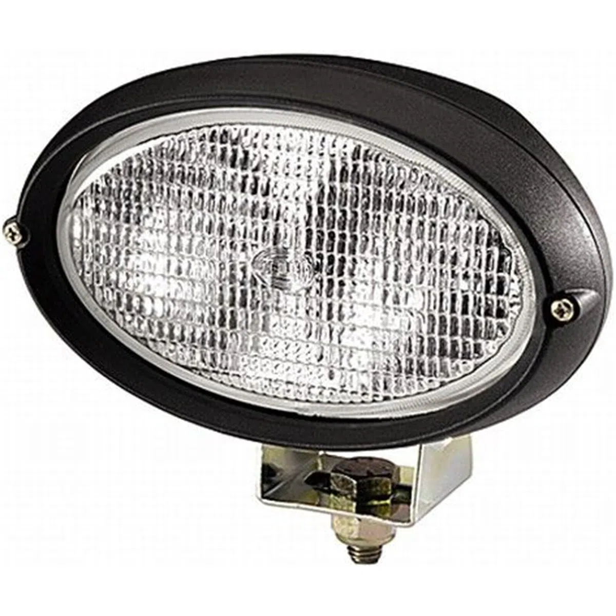HELLA 1GA 996 161-291 Alogeno-Faro da lavoro, Oval 100, 12V, Montaggio, esterno, verticale, Illuminazione pianale, Cavo 2000mm, Spina AMP