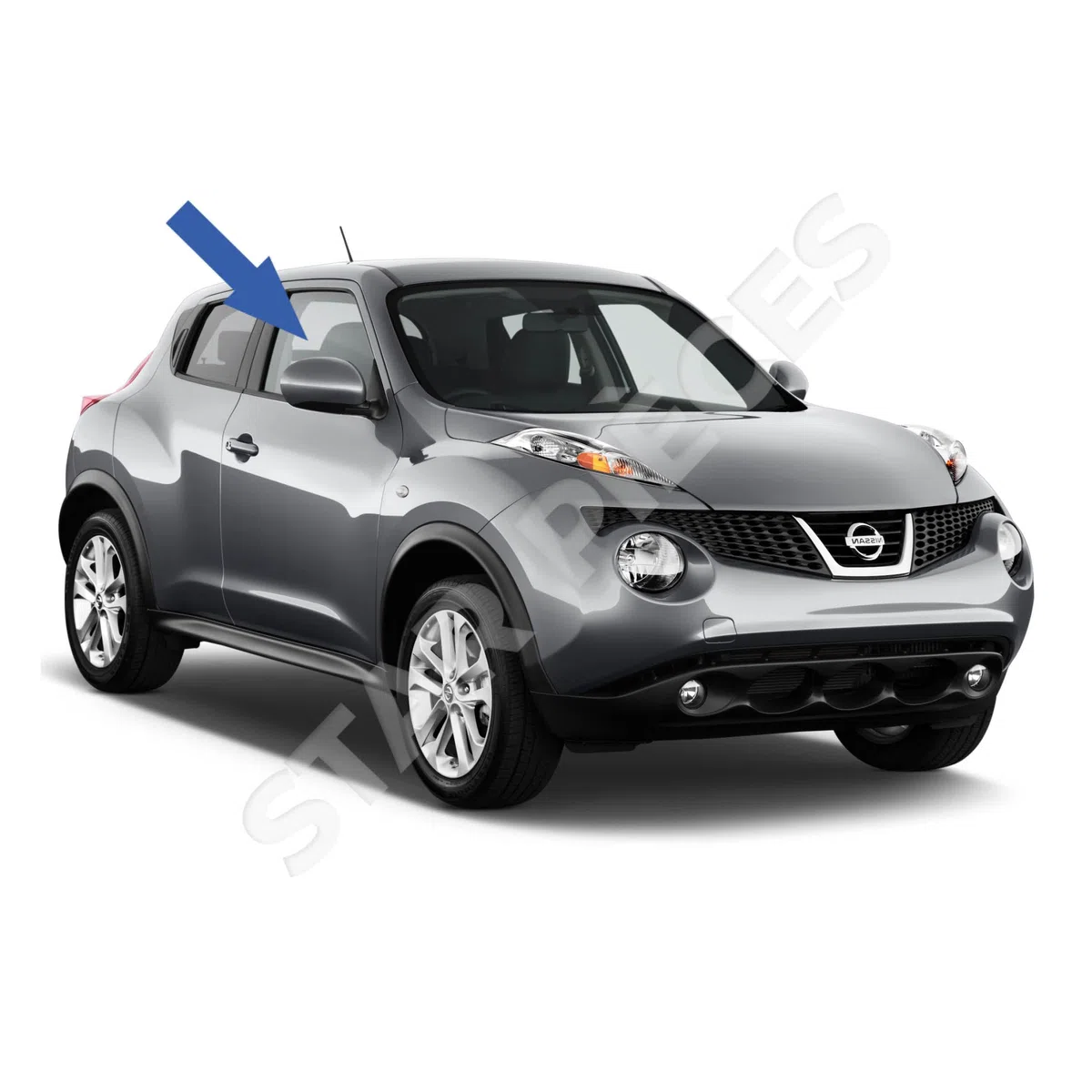 STARKIT PERFORMANCE Alzacristallo compatibile per Juke 1 (2010-2019) CON MOTORE NON COMFORT. ALZAVETRO ANTERIORE DESTRO (lato passeggero). 807201KA0A, 80730JX30B, 807201KA0C