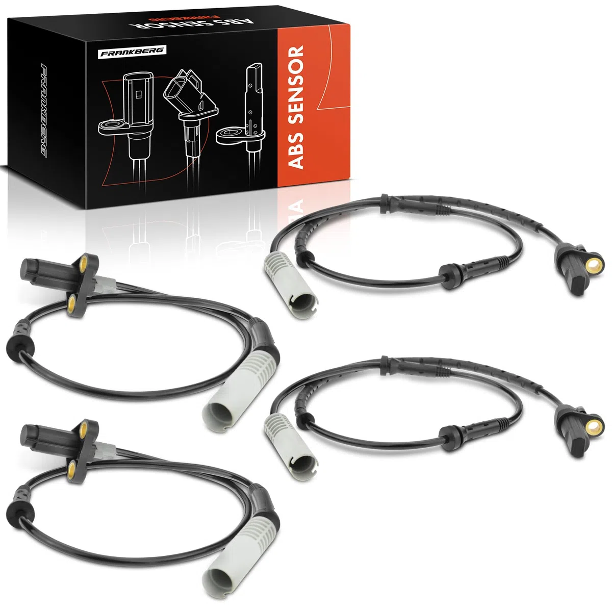 Frankberg Sensore Velocità Ruota ABS Sensore ABS ABS Speed Sensore Compatibile con Serie 5 E39 520i 523i 525tds 525td 528i 535i 540i Serie 5 Touring E39 523i 525tds 528i 540i Replace# 34521182160