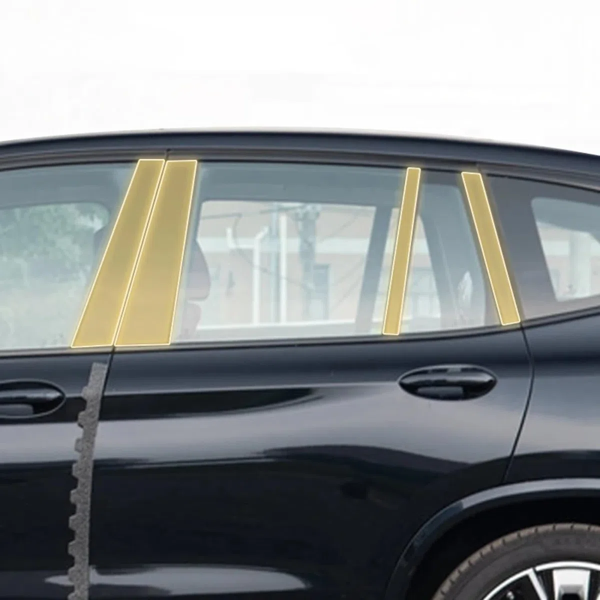 Pellicola protettiva per carrozzeria auto, in poliuretano termoplastico, resistente ai graffi, per BMW G08 ix3 2020-2023 (A trasparente)