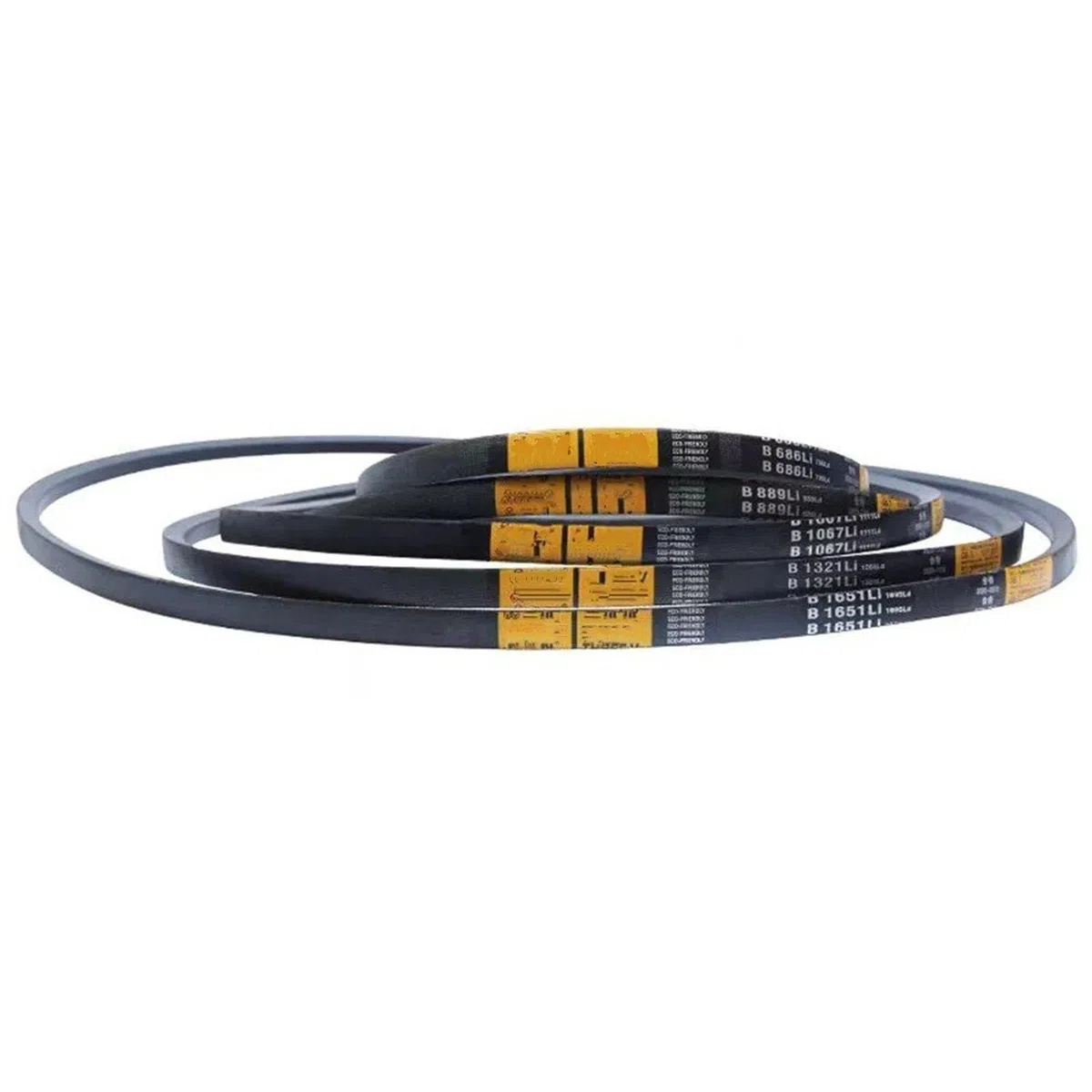 Gomma Cinghia Sincrona Cinghia Trapezoidale Sezione B, Metrica, Da B-3500 A B-4950, Cinghie Di Trasmissione Triangolari Per Auto/tosaerba, Larghezza 17 Mm X 11 Mm(Li 3600mm)