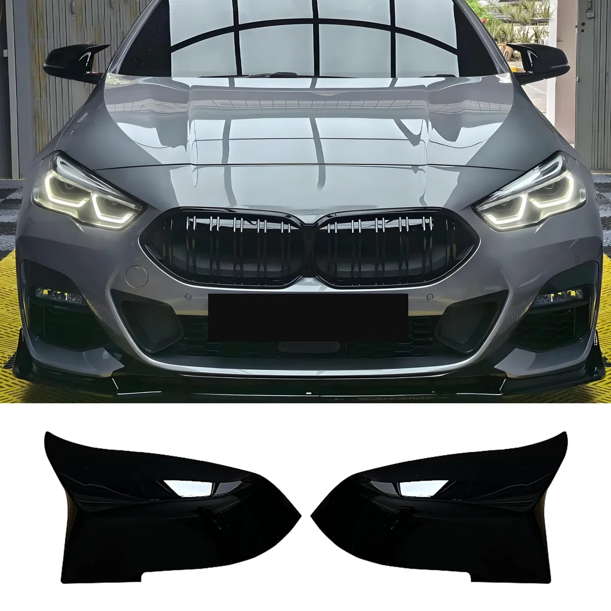 2 PCS Posteriori Auto Coperture Specchietti Retrovisori di Ricambio Specchietto Retrovisore per BMW X1 F48 2016-2022, X2 F39 2018-2023, F40 F44 2019-2024, Z4 G29 2019-2023