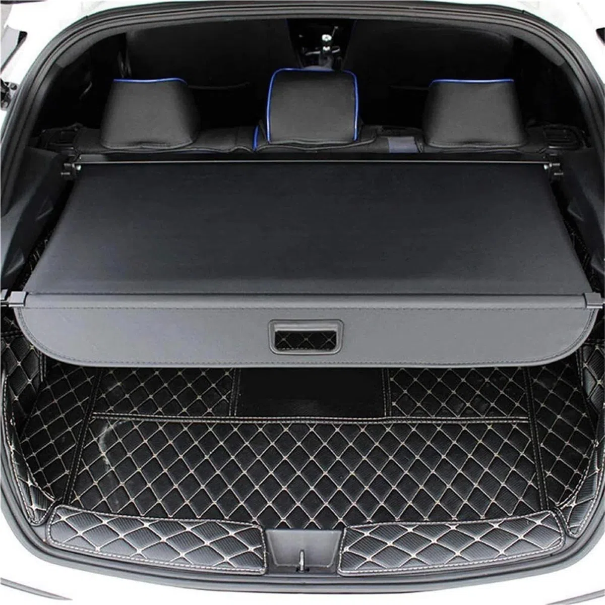 Copertura Bagagliaio Auto Per Toyota Per C-HR 2016-2022 copertura sicurezza bagagliaio posteriore retrattile 1 set Cappelliera Cargo Cover