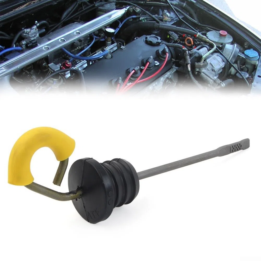 Asta di livello dell'olio motore 921-076, indicatore di livello dell'olio in acciaio inossidabile per Honda Accord Civic Odyssey per acura 1988-2002, maniglia gialla