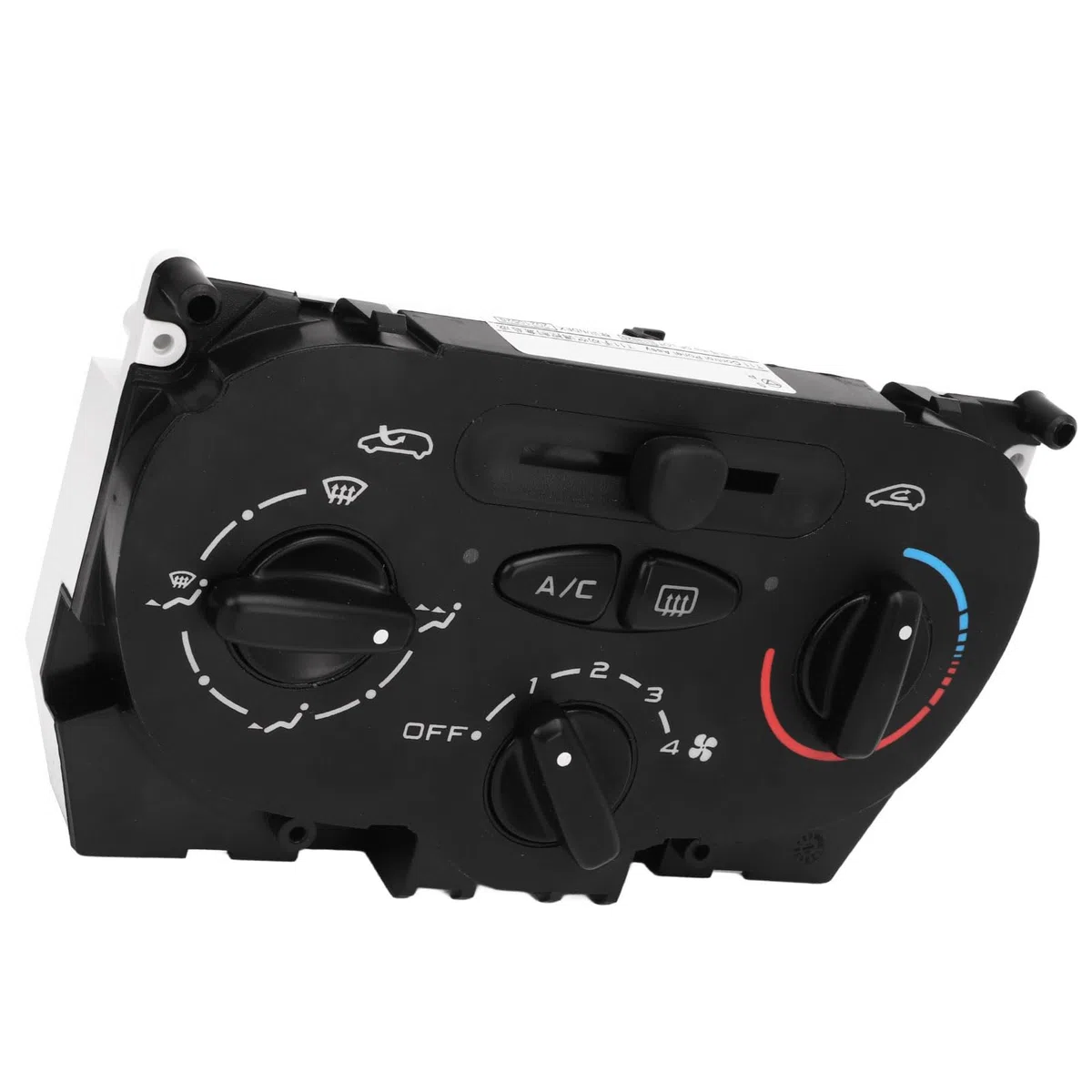Pannello Regolatore Climatizzatore AC, 6451WC Sostituzione Pannello di Controllo Interruttore Aria Condizionata per 206 207, Standard OEM