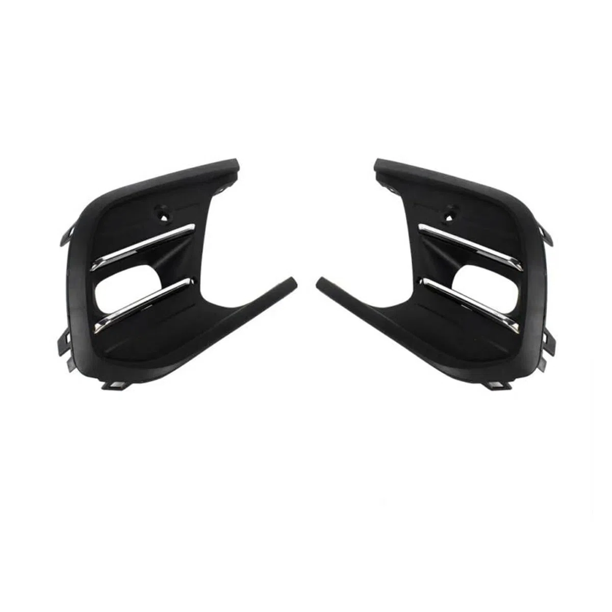 Griglia paraurti anteriore Per VW Per Polo 2021 2022 2023 Paraurti Anteriore Fendinebbia Telaio Cover Cromato Coppia