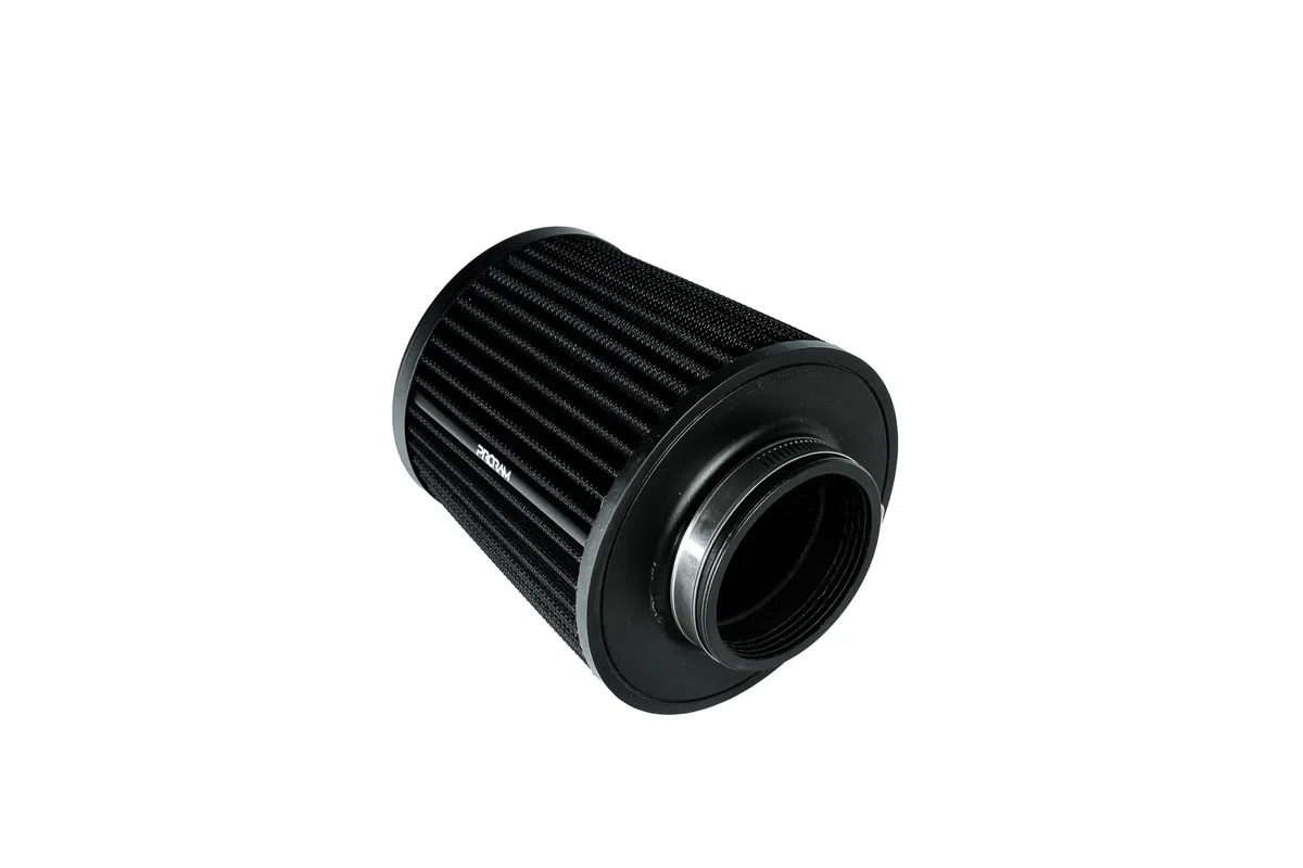 PRORAM - Filtro dell'aria universale a induzione, 70 mm, ad alte prestazioni, colore: nero
