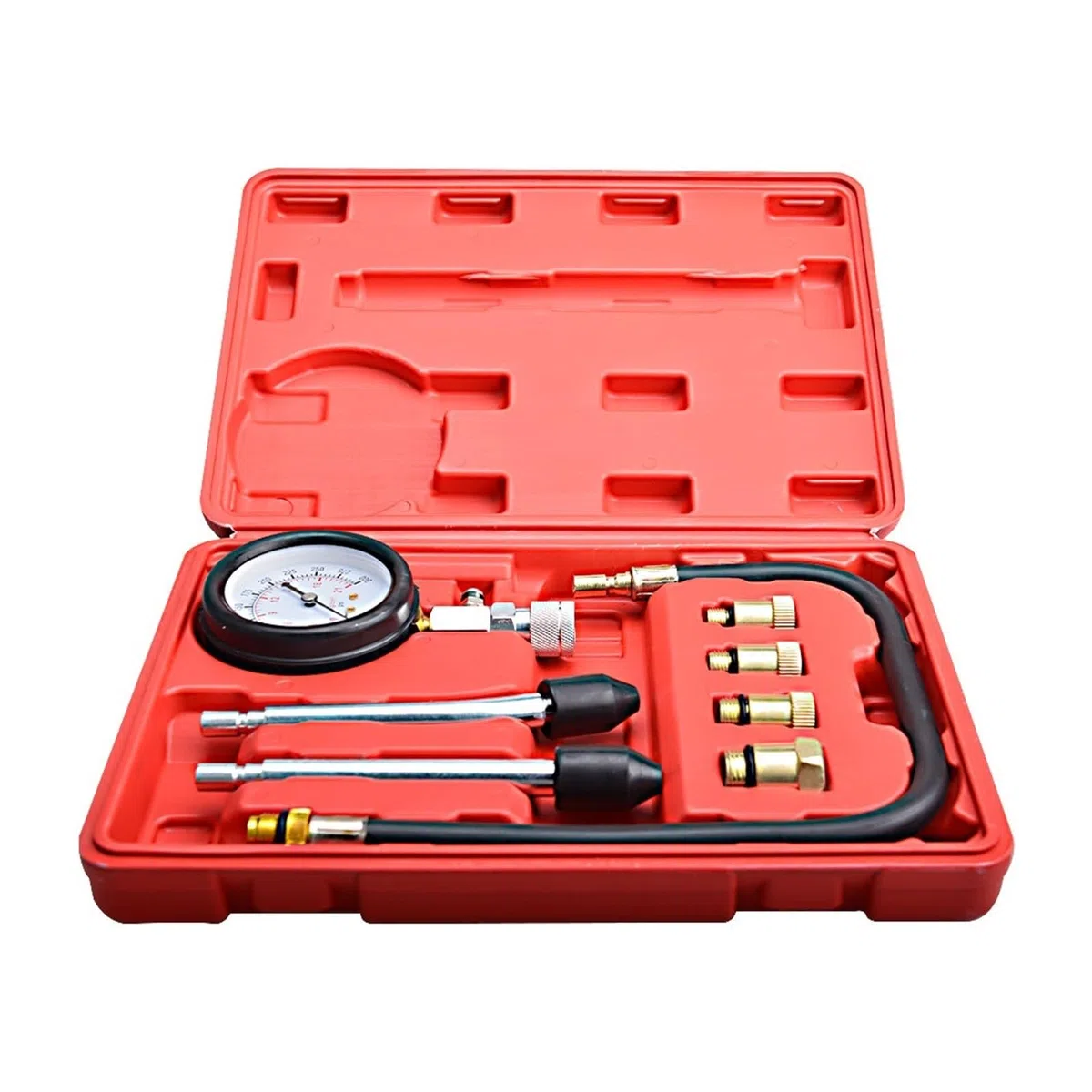 Tester di Compressione del Motore A Benzina Manometro for Auto Misuratore Cilindro A Gas A Automatico Abbastanza Accurato