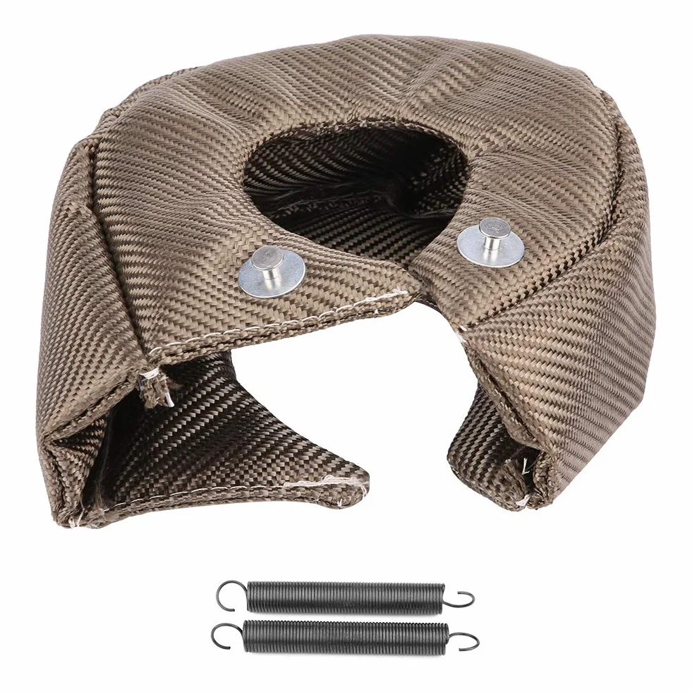 Coperta Turbo, Scudo Termico Termico Turbo con Molle di Fissaggio, Involucro Turbocompressore per Turbocompressore T3 GT25 GT28 GT30 GT32 GT42 T4 (T3 T3)