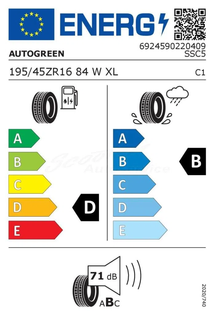 AUTOGREEN 195/45 R16 84W Estivo XL Auto
