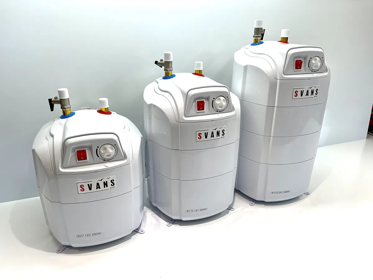 Svans Boiler 12v 7Liter Serbatoio Acqua Calda Resistente alla Pressione SV7 Case Mobili Roulotte Campeggio