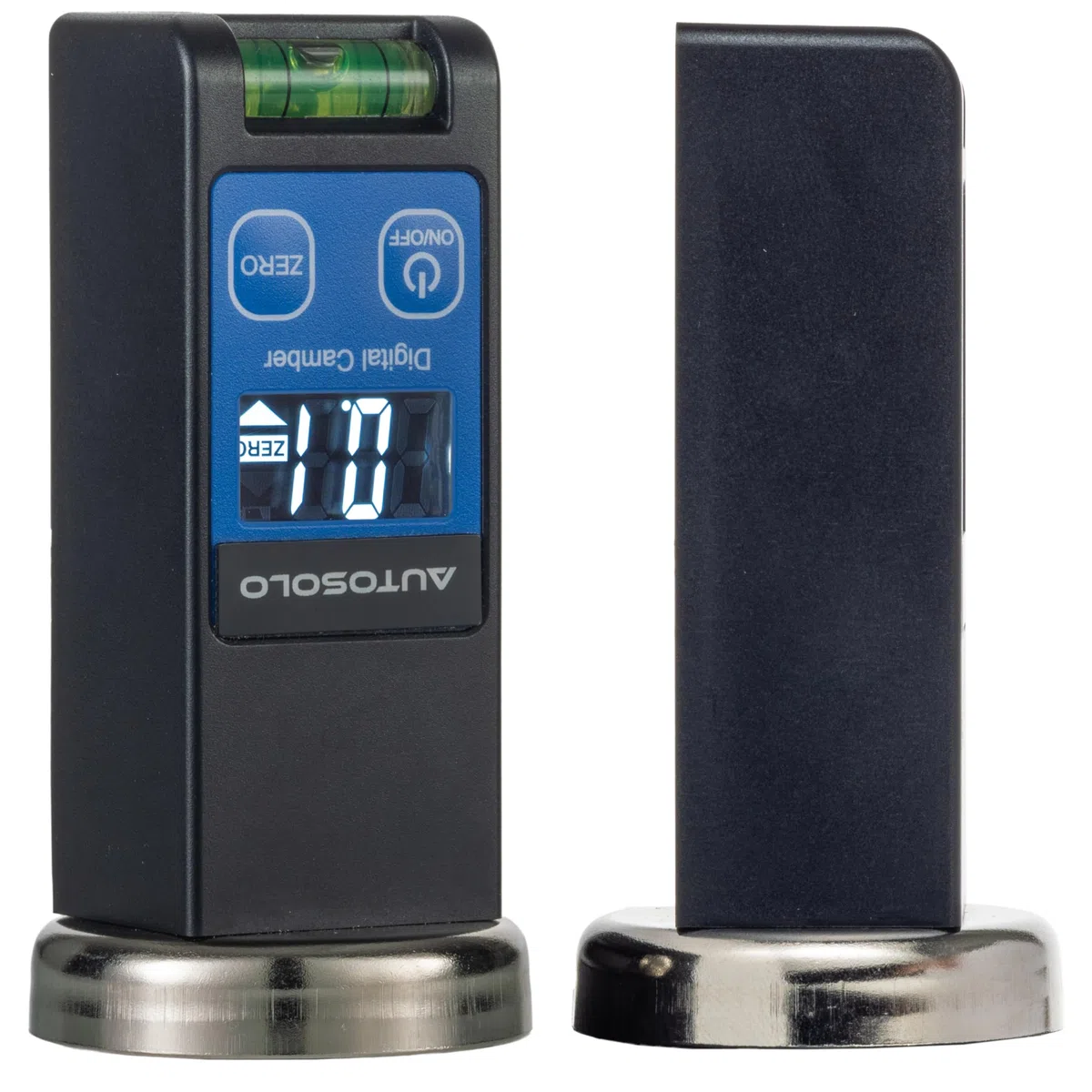 Misuratore Digitale Campanatura e Angolo di Incidenza, Display LCD, Base Magnetica, Allineamento Ruote Garage di Casa, Campo -90° a +90°