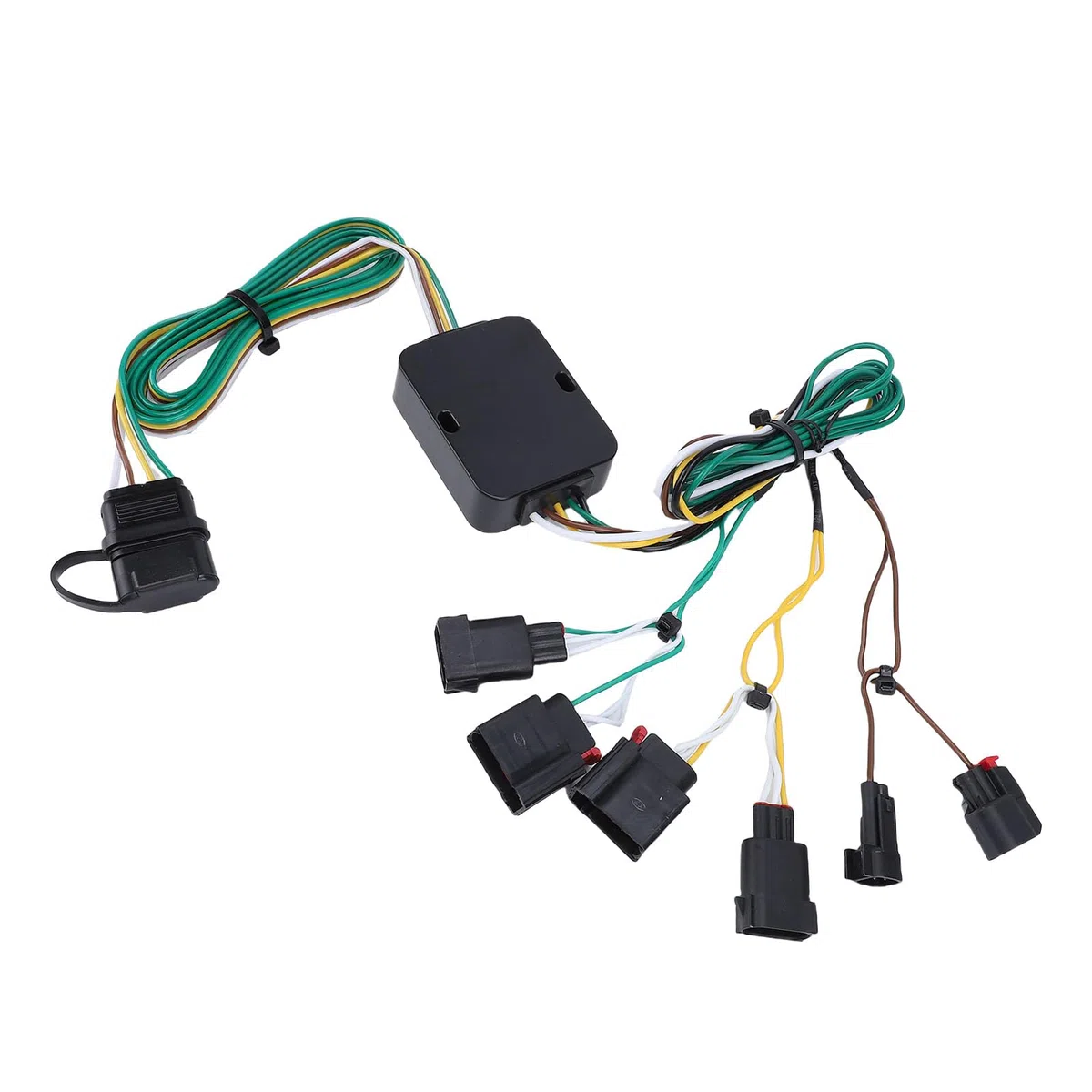 Jiawu Kit Cablaggio Rimorchio Laterale a 4 Pin 56426 118727, Installazione Plug and Play per 2014-2021, Espande la capacità di Traino, Ideale per Veicoli Ricreativi e Carico