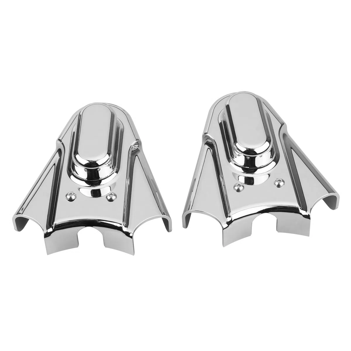 Coperchi phantom dell'asse posteriore cromati per Harley Softail Standard Heritage Night Train FXST FLST 1986-2007