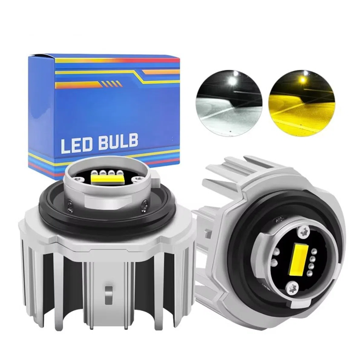 Fendinebbia Fendinebbia Per Auto A LED L1B LW5B Lampada Di Retromarcia Bianca Gialla Lampadine Per Plug And Play Per Toyota(Bianco)