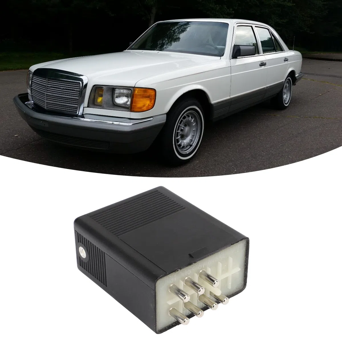 Relè Pompa Carburante 0015453405 Ricambio per 380SE 380SEC 380SEL 380SL 500SEC 500SEL - Compatibilità Diretta, Materiale ABS Resistente, Installazione Senza Modifiche