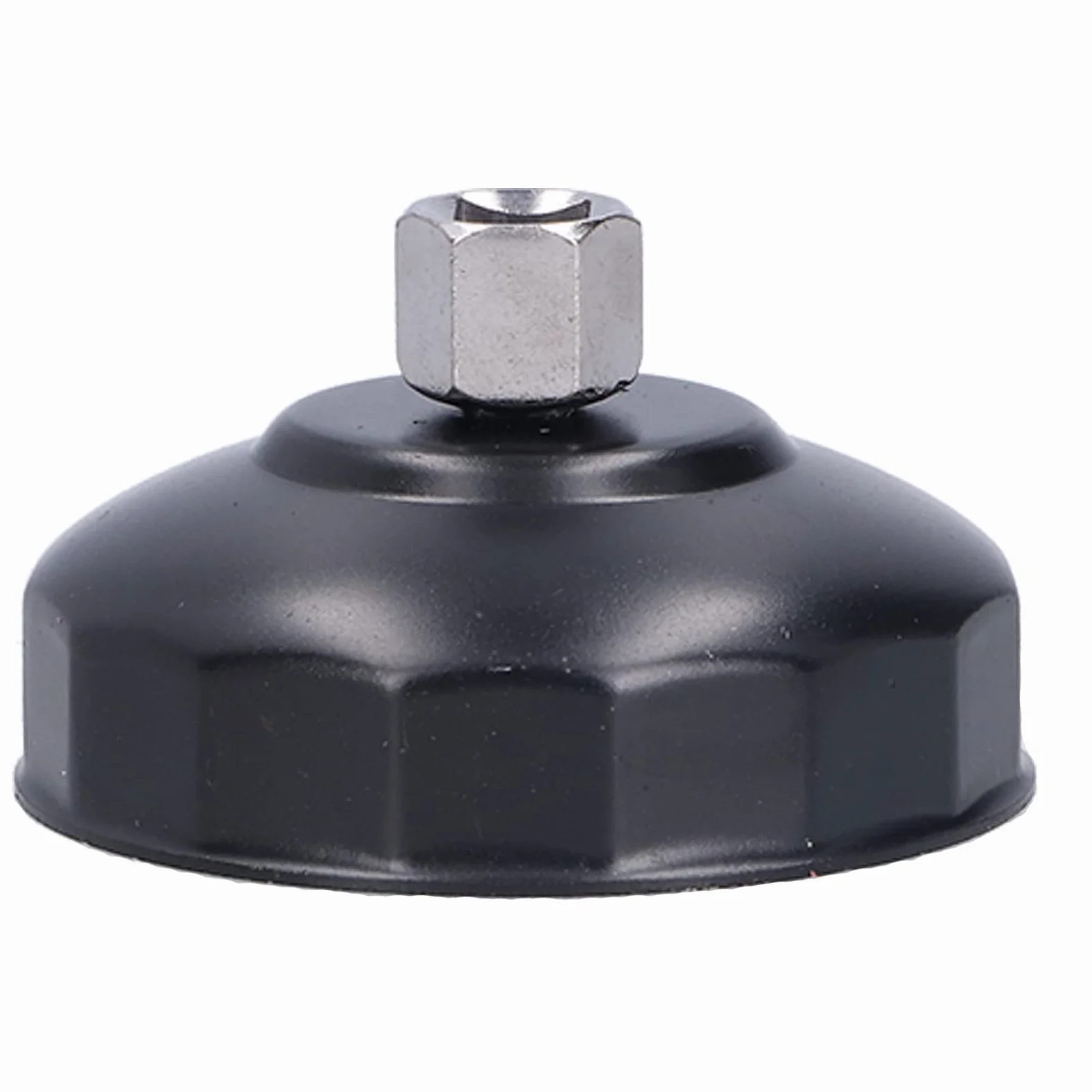 Set di 15 bussole per coppe filtro olio con attacco da 3/8 pollici, strumento per la rimozione del tappo filtro olio per un'ampia gamma di auto, struttura in metallo con